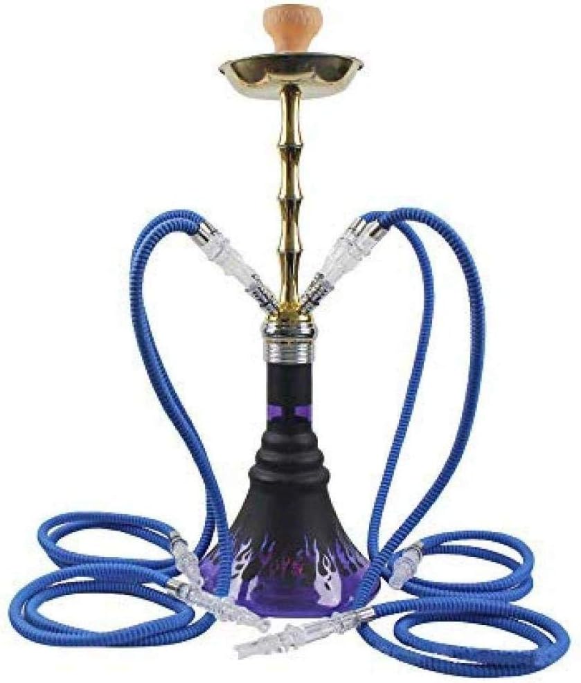GUOYUN Hookah Shisha Arab Pipe Hookah Oriental Decoration Accessories Shisha Suitable For Bar Ktv Club,2 Röhren