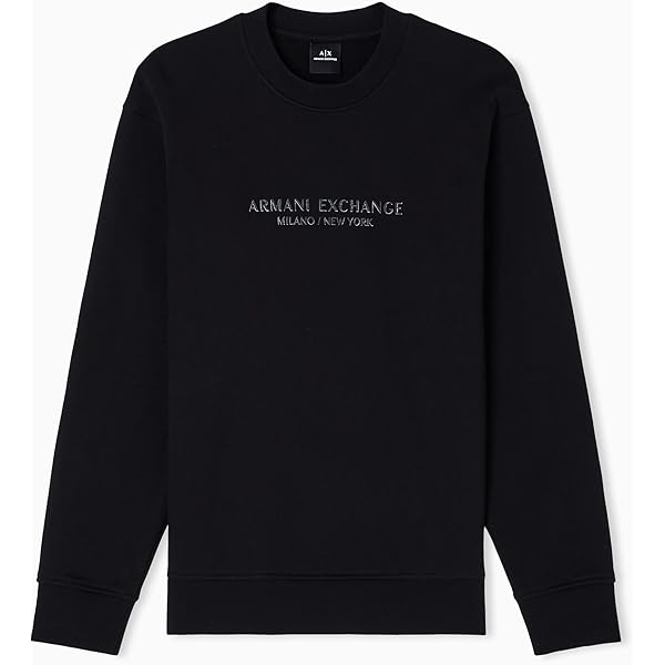 Armani Exchange A｜X Men's Armani 91 Logo Crewneck Sweatshirt