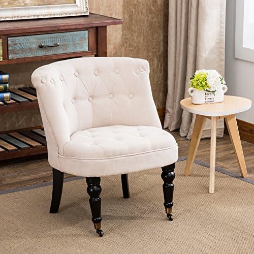 GTM European Style French Provincial Chair Living Room Sofa Accent Armchair
