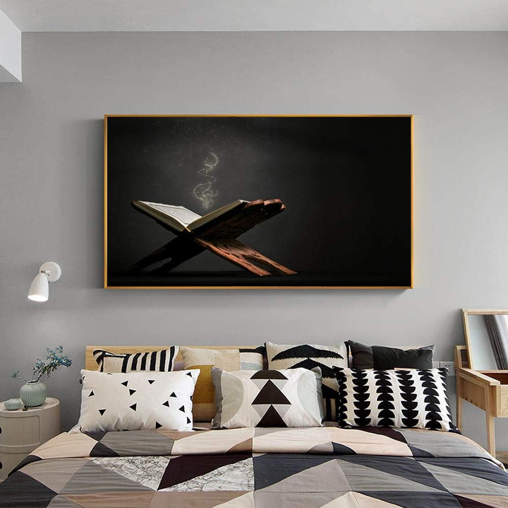 Islam Mosque Qur'an Wall Art Canvas Paintings On The Wall Islamic Book Holy Quran and Decorative Pictures for Living Room