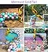 Mermaid Balloon Garland Arch Kit 122Pcs 16ft Long Gold Foil Tail Balloons Party Decorations for Girls Kids