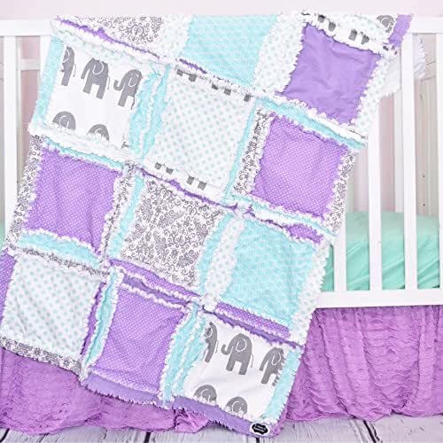 light purple crib bedding