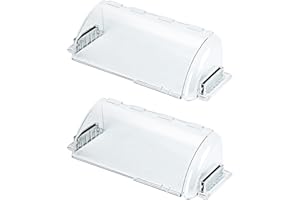 SKSFLY Air Vent Deflectors Adjustable Magnetic Heat and Vent Cover,9" to 15"Inches-Heavy Duty Unbreakable Plastic with Magnet Secure Design ，for Vent Covers for Home Floor，Sidewal，Ceiling Registers,2 Pack…