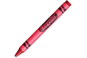 Crayola 52-0836-038 Single Color Crayon Refill, 5/16" x 3-5/8" Size, Standard, Red