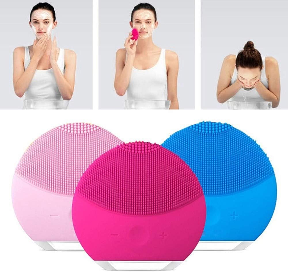 Forever Facial Cleanser Massage Brush, silicone rechargeable electric