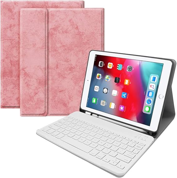 Keyboard Case for iPad Pro 10.5",with Pencil Holder, Auto Sleep/Wake