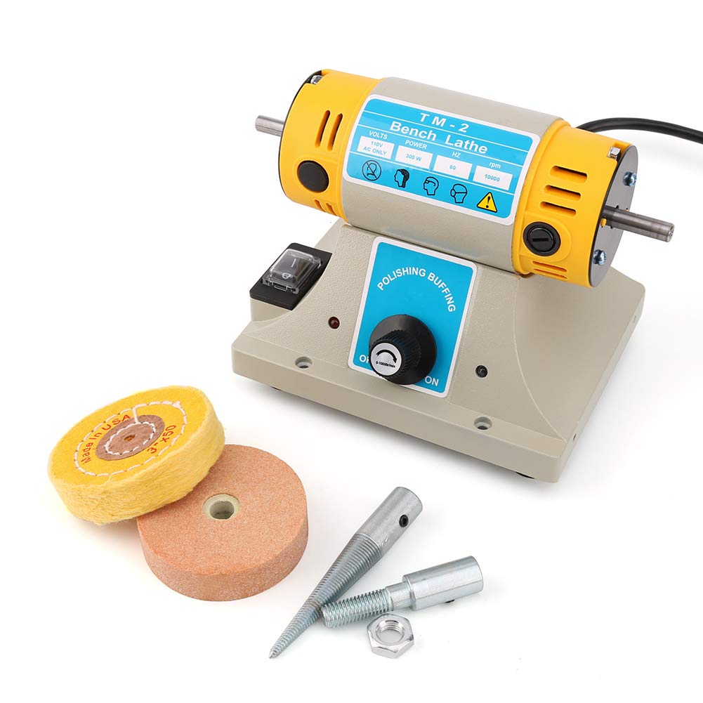 Electric Benchtop Buffer Polishing Machine Polisher Grinder Heavy Duty