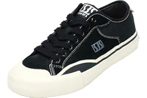 SEW BY SOU Skateboard Shoes for Men Leather Low Top Pro Skateboarding Training Casual Sneakers