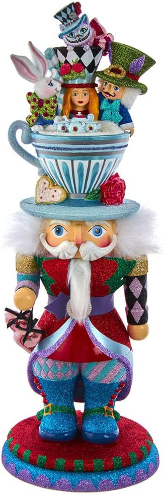 Nutcrackers - 18-Inch Hollywood Alice Teacup Hat Nutcracker