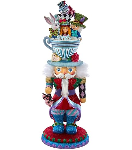 Kurt S. Adler Cascanueces Sombrerero Loco: Decoración Navideña Única De 45,7 Cm – Colección Hollywood