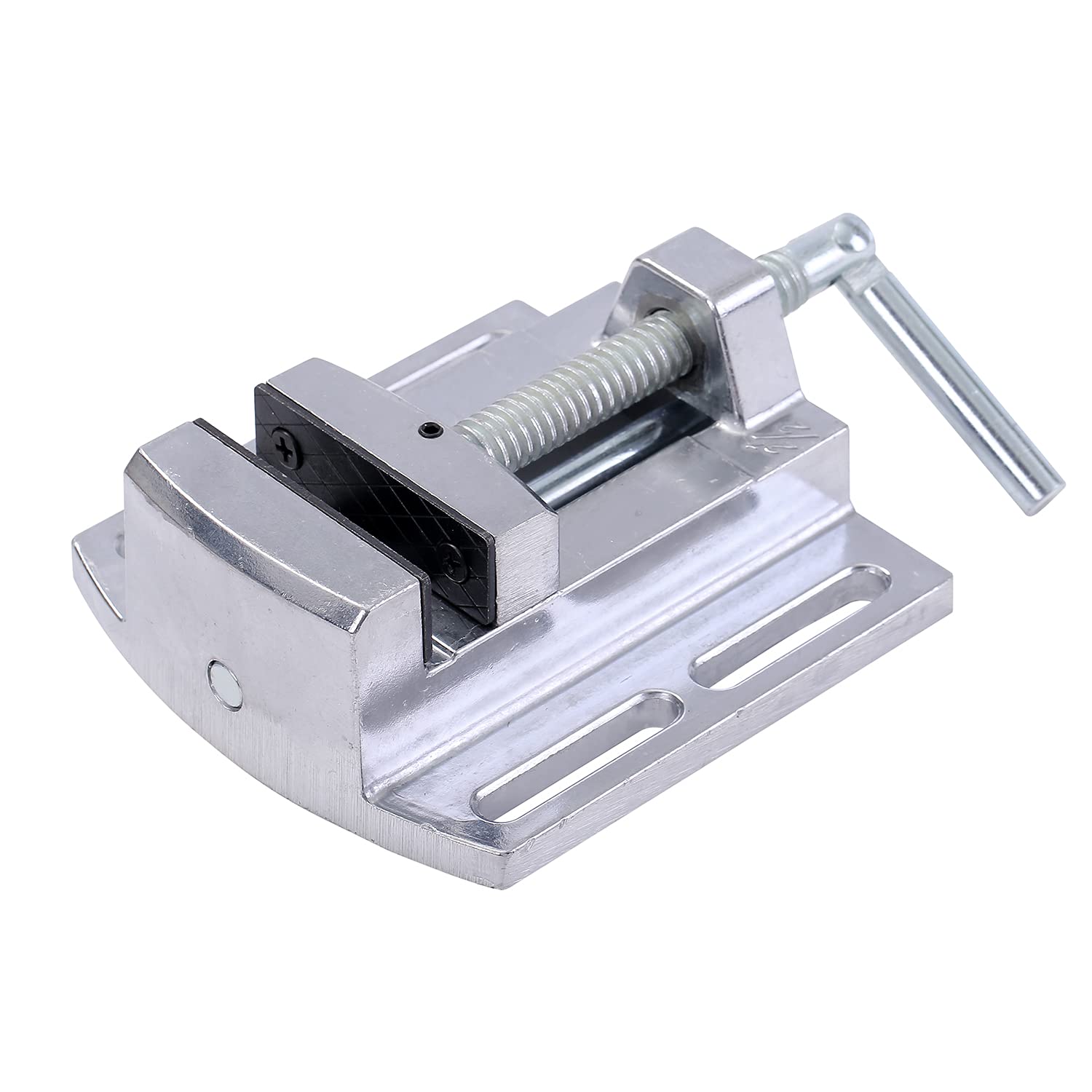 KATSU Tools Drill Press Vise 2.5" (65 mm) Aluminium Alloy, Precision Pillar Drill Clamp, Bench Vice for Drilling, Milling & Workshop Use, Model SP10008008