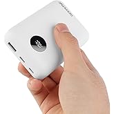 GEEPFINE 5V 2A/3A Power Bank for Heated Jacket,Battery Pack for Heated Vest,Heated Blanket,Heated Clothing,Potrable Charger Fast Charging,2 in 1 Function Battery for Heated Vest and Smart Phones.