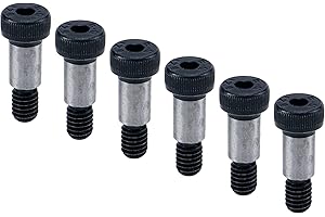 S SYDIEN 6Pcs Alloy Steel Hexagon Socket Head Shoulder Screw Bolt 3/8" Shoulder Dia,5/8" Shoulder Length,5/16"-18 UNC Thread