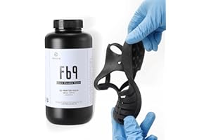 RI RESIONE RESIONE F69 Flexible 3D Printer Resin 1Kg – 405nm UV-Curing Silicone Rubber-Like Photopolymer for DLP, LCD & MSLA Printers, Ideal for High-Resolution 3D Printing