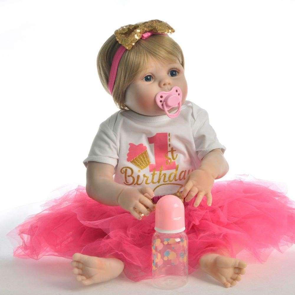 Prezzo ZBYY Simulazione del Silicone Vinile Bambole Reborn 22Pollici 57Centimetri Molle del Bambino Realistica Bambini Giocattolo Offerte