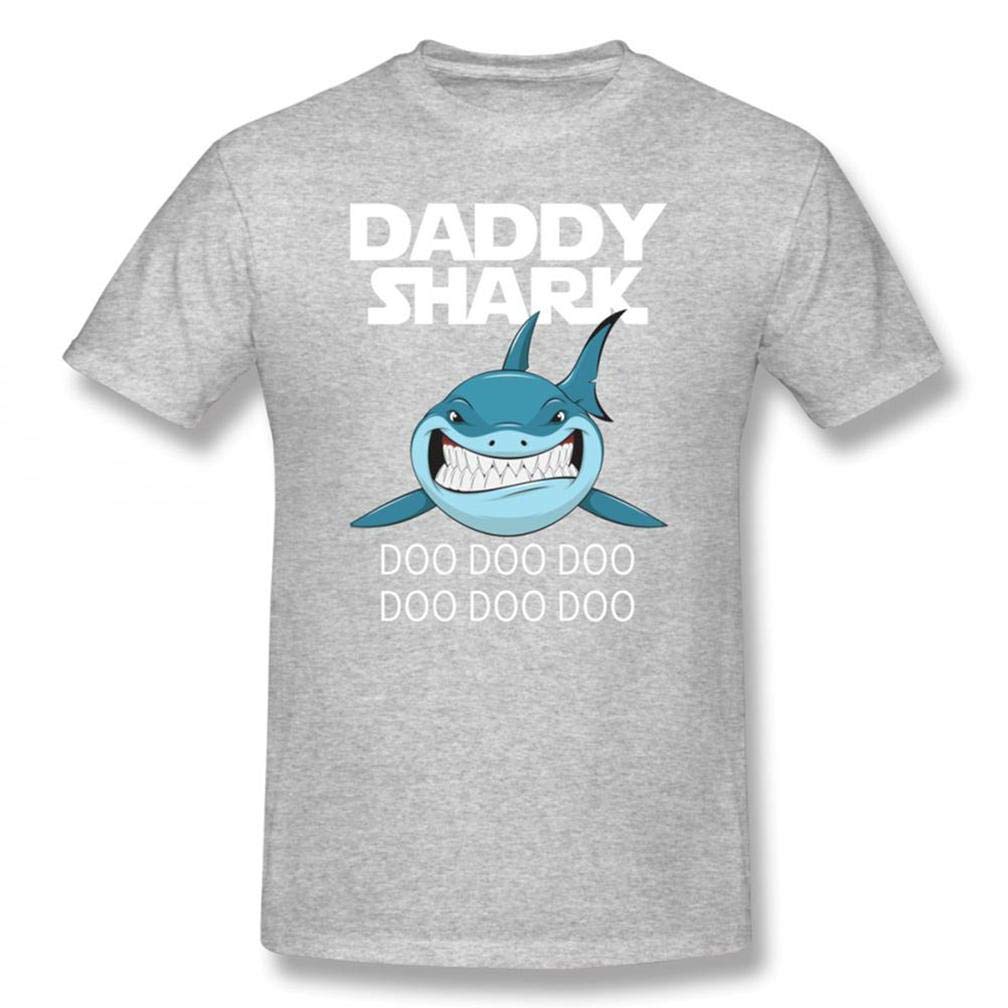 Man Daddy Shark Graphic Tee T Shirt