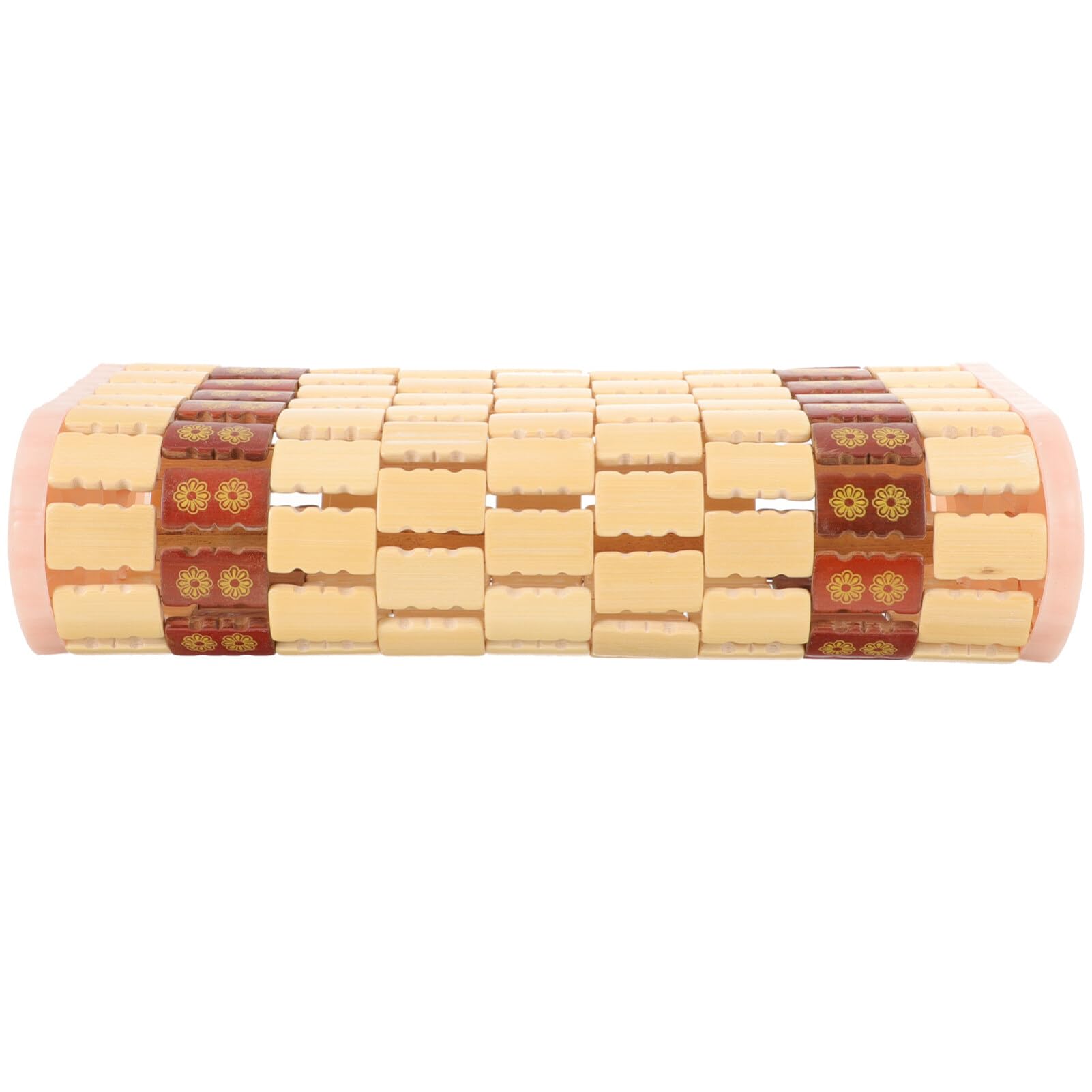 Ganazono Bamboo Cooling Cervical Pillow 35 x19 cm Neck Rest Hollow Summer Pillow Sauna Head Support for Lumbar and Shoulder Comfort