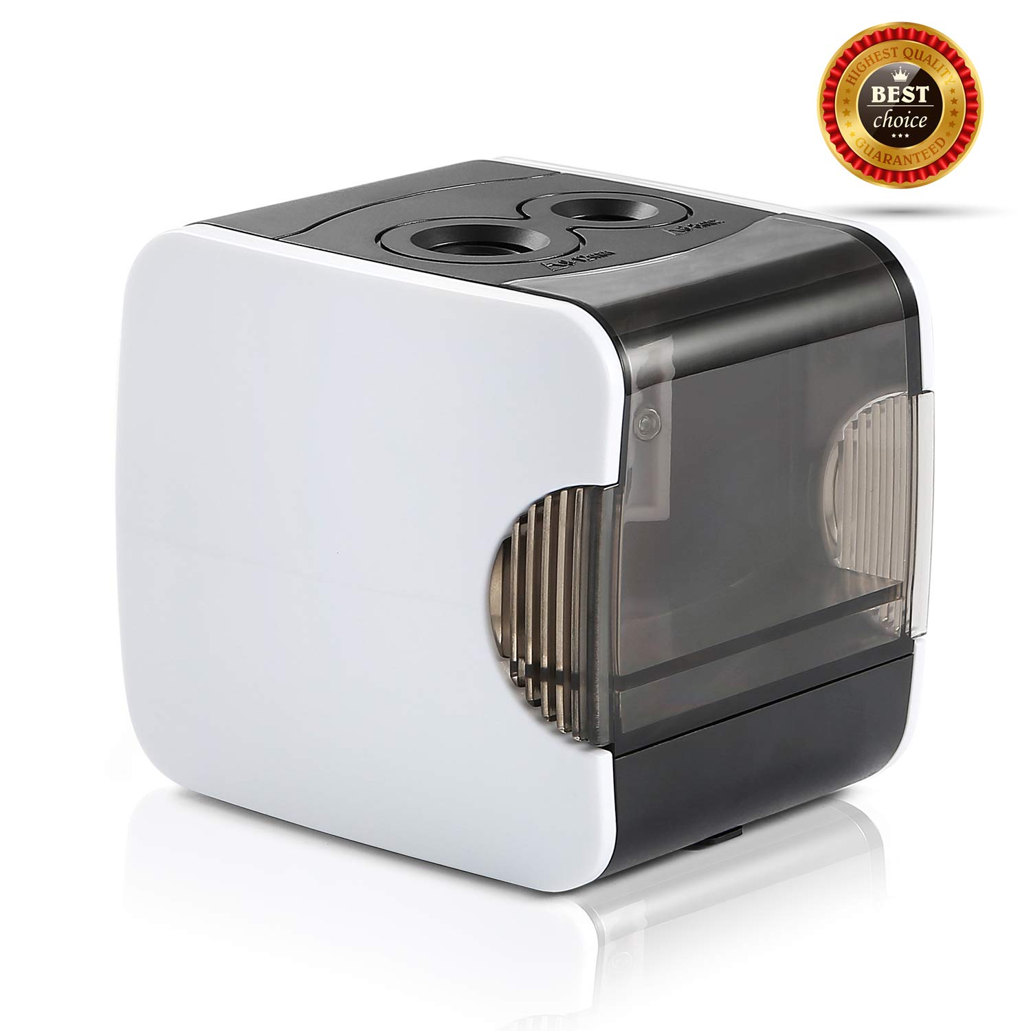 Electric Pencil Sharpener, CyanCloud Double Hole Rechargeable Automatic