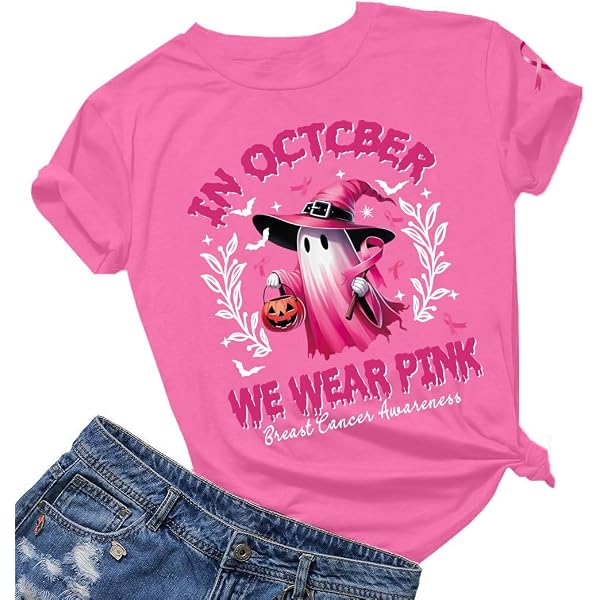 Breast Cancer Awareness Shirt - 'In My Cancer Free Era' T-Shirt, Pink Ribbon, Lightweight - View #8