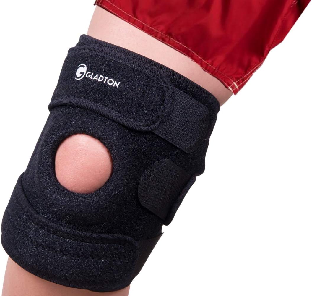 Gladton Regl Sz, Large XL XXL XXXL 2XL 3XL Best Knee Brace Support for Arthritis Running Meniscus Tear ACL MCL LCL Pain Sports. Patella Stabilizers for Plus Size Big Large Legs Thighs Women Men. 4 Szs