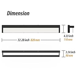 LIGHTINN LED Bathroom Vanity Light Fixture Over