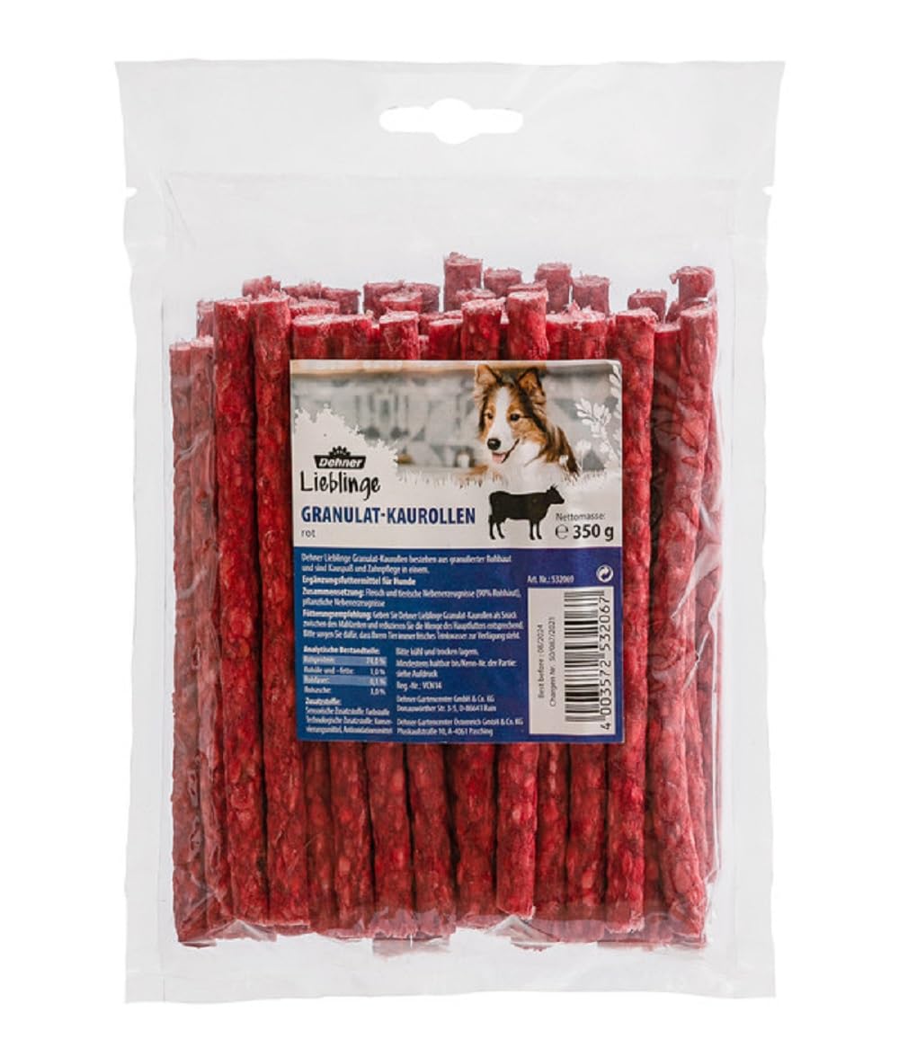 Dehner Dog Snack KAUROLLEN Red Dog Chew (50 Pieces)