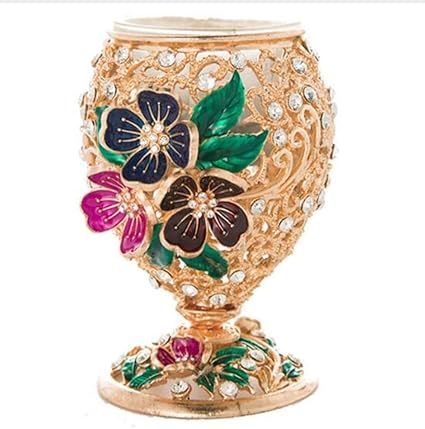 Baoga Decoracion Vintage Adornos Aleación Creativa Portavelas