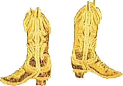 gold western boots
