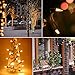 VMANOO Solar String Lights 100 LED M5 Clear Mini Fairy Christmas Lights for Outdoor Indoor Garden Patio Lawn Holiday Party Xmas Tree Garland Decorations, Waterproof (Warm White)