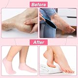Women Moisturizing Foot Mask Exfoliating Silicone Socks Dry Cracked view 5