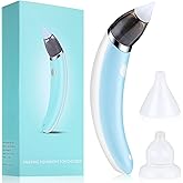 Baby Nasal Aspirator Automatic Nasal Sucker Electric Baby Nose Cleaner Nose Mucus Booger with 5 Levels of Suction Rechargeabl