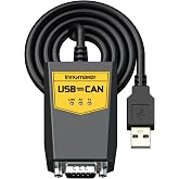 USB to CAN Converter Cable for Raspberry Pi5/4/Pi3B+/Pi3/Pi Zero(W)/Jetson Nano/Tinker Board and Any Single Board Computer Support Windows Linux Mac OS Android Venus OS