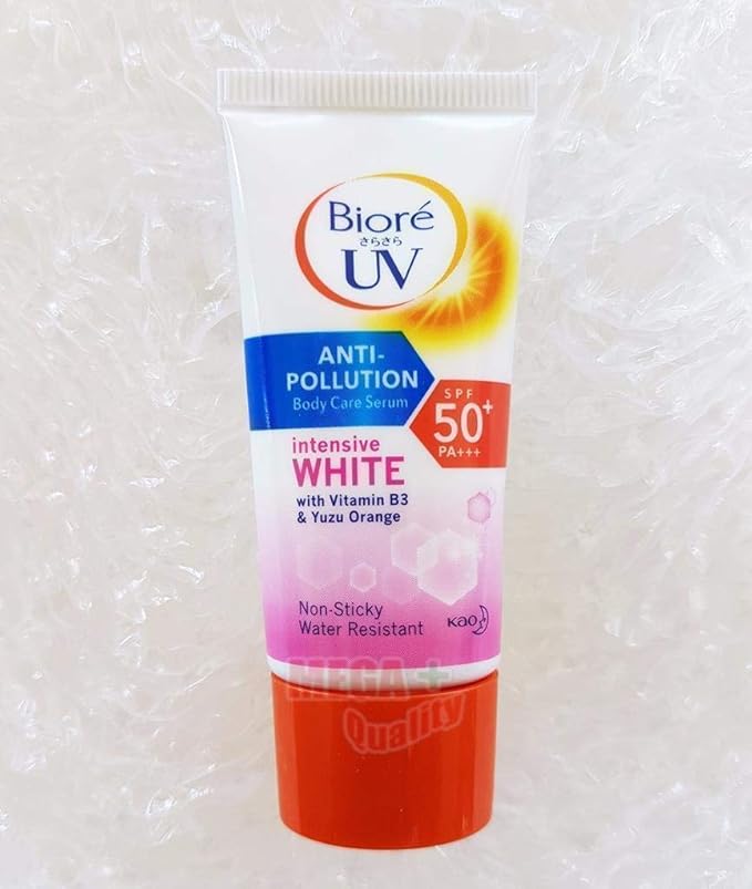 biore anti pollution body care serum