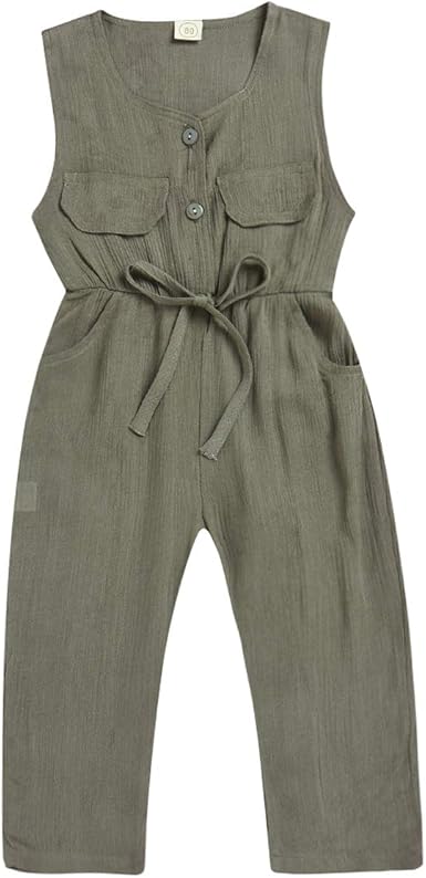 kids linen jumpsuit