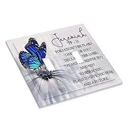 Blue Butterfly Vintage Floral Grey Flower Double