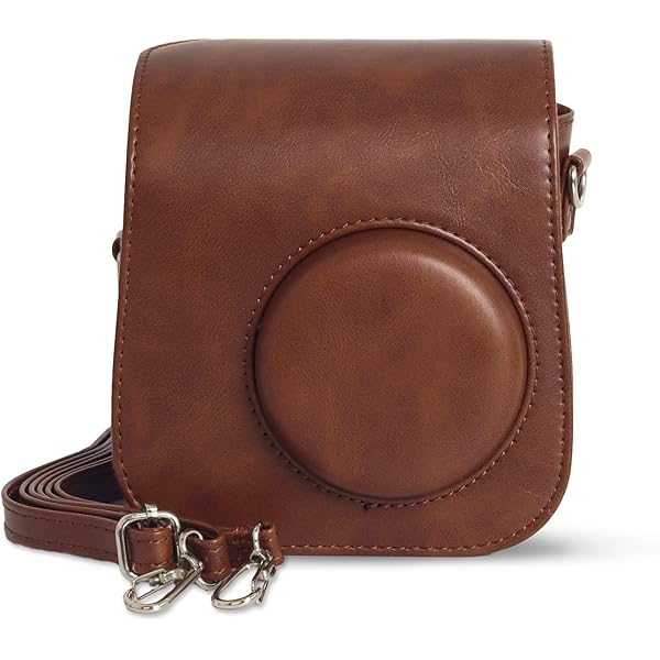 MUZIRI KINOKOO Fuji Instax Mini 12 Case & Album Combo - PU Leather Carrying Case With 28-Pocket Photo Album