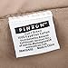 Amazon Brand – Pinzon 400-Thread-Count Pleated Hem Egyptian Cotton Duvet Set - King, Mocha