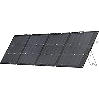 EF ECOFLOW 220W Portable Solar Panel, Bifacial Design Up to 25% Conversion Efficiency N-Type Solar Cell, with Adjustable Kick