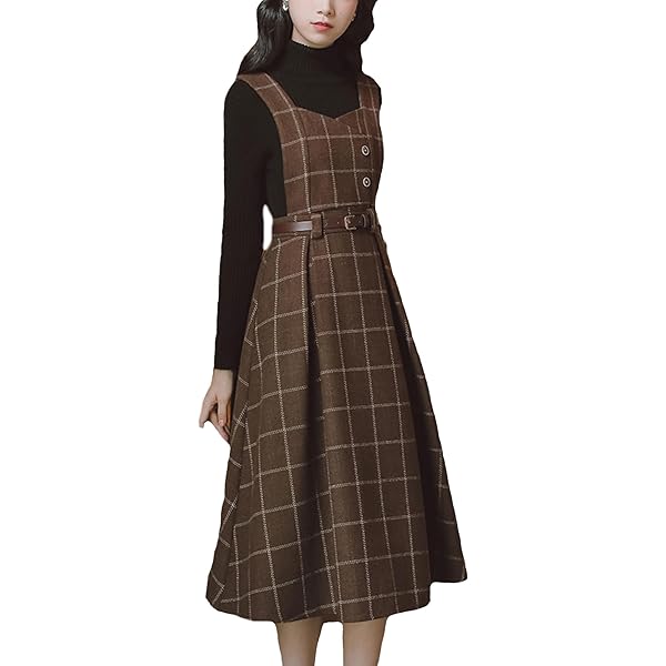 ミストレアス　Sleeveless Plaid F&F Dress 71WB6oENrRL._UY350_.jpg