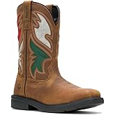 Wolverine mens Rancher Flag Steel Toe Wellington