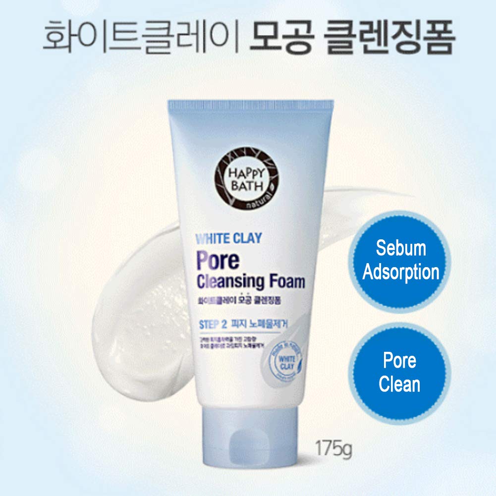 white clay cleansing foam
