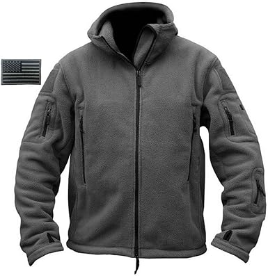 refire gear men's warm military tactical sport fleece hoodie jacket