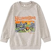 Ritatte Girl Boy Halloweentown University Sweatshirt Kids Funny Spooky Crewneck Pullover Top Pumpkin Long Sleeve Fall Shirt