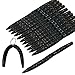 Sougayilang Bait Fishing Lures Soft Plastic Worm Baits - Pack of 12Pcs
