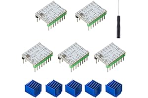 GBA-SZC MKS TMC2208 V2.0 Stepper Motor Driver Ultra-Quiet/Low Heat for MKS SGen L V1.0/Gen L V2.0 /Robin E3D/SKR 1.3/1.4 Controller Board (5pcs)