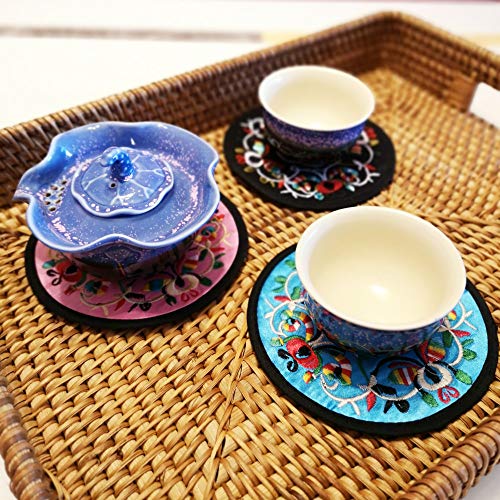 12pcs-Chinese-Embroidery-Round-Coasters-for-Drinks-Eastern-Ethnic-Floral-Pattern-Vintage-Fabric-Coaster-Decorative-Cup-Mat-PlacematMixed-Colors-Mixed-Color-12pcs