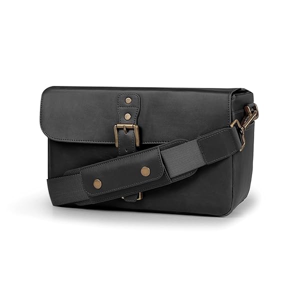 MEGAGEAR LEATHER CAMERA MESSENGER BAG FOR MIRRORLESS, INSTANT...