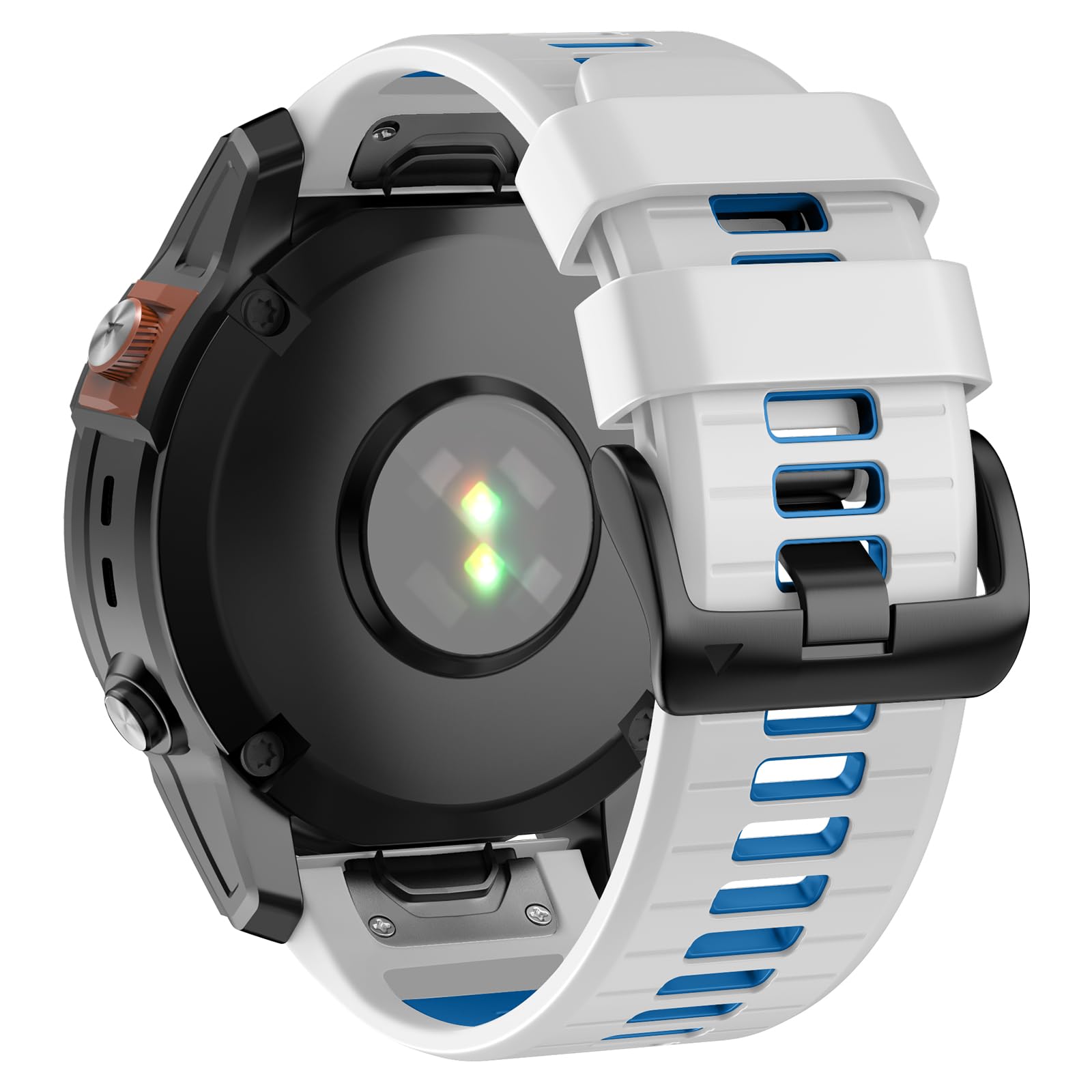 U-LIMVE Watch Strap for Garmin Fenix 8 47mm/Fenix E/Fenix 7/Fenix 7 Pro/Fenix 6/Fenix 6 Pro/Fenix 5/Epix Pro 47mm, 22mm Silicone QuickFit Replacement Bands