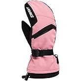 Swany Women's X-Over 2.2 Warm Durable Insulated Quick-Drying Adjustable Flexible Winter Sports Mitts w/Utility Heat Pocket