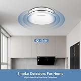 XINDUM Wireless Interlinked Smoke Alarm Bundle with Remote 6 Pack view 4